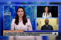 Screen clip of ABC News Broadcast